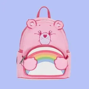 Loungefly Care Bear 40th Anniversary Cheer Bear Cosplay Plush Mini Backpack Loungefly Care Bears 40th Anniversary Cheer Bear Cosplay  main image 4